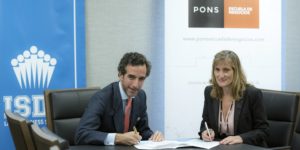 ISDE y PONS firman un acuerdo estratégico para impartir programas máster